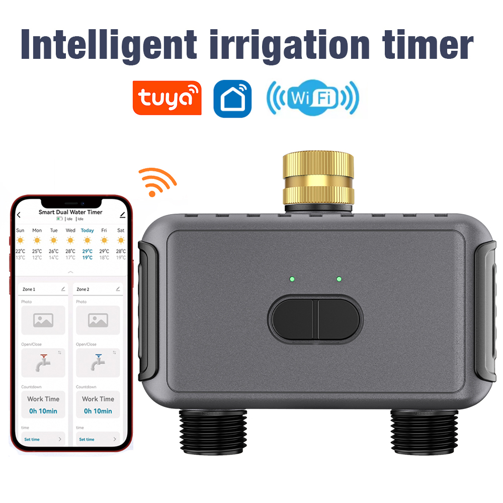 Smart Garden Keeper - Temporizador de agua inteligente Tuya WiFi,