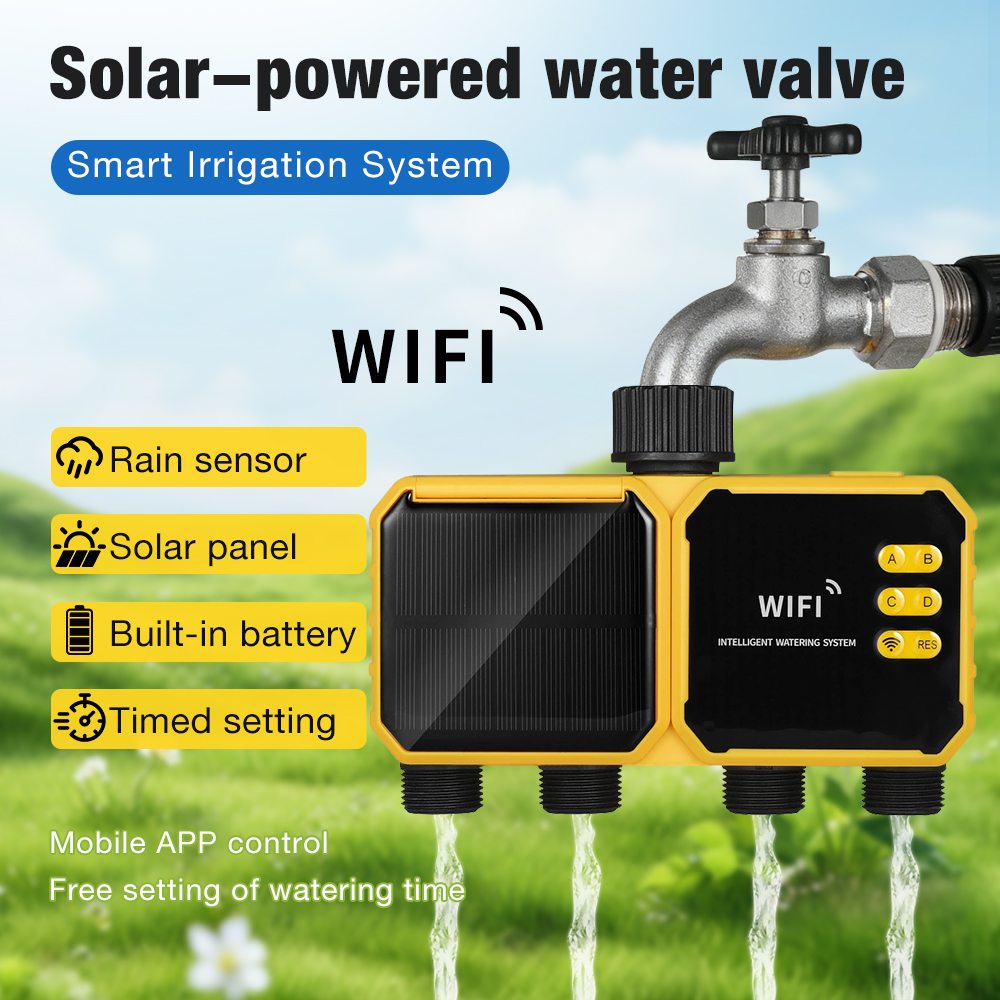 Smart Garden Tap - Temporizador de Riego Solar WiFi con