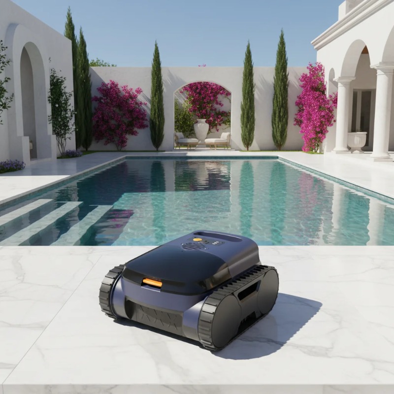 Smart Garden Usa - Limpiador de Piscinas Robótico Inalámbrico Airo