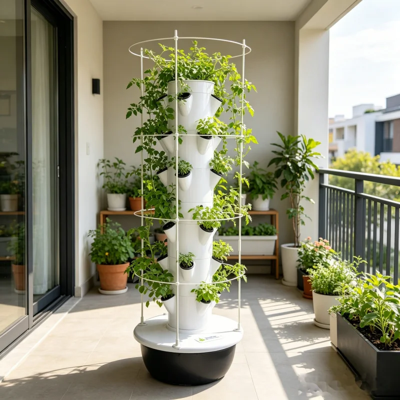 Torre de Cultivo Vertical Inte - Smart Garden Tower reseña y precio