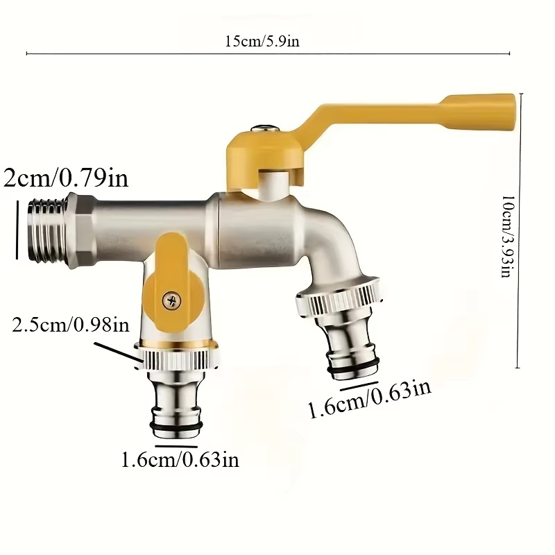 Grifo de jardín de doble salid - Smart Garden Tap reseña y precio