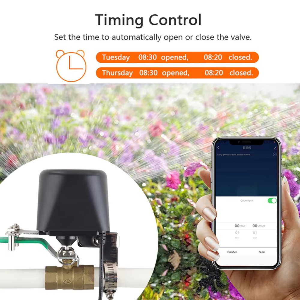 Válvula de agua Tuya Zigbee o  - Smart Garden Tap reseña y precio