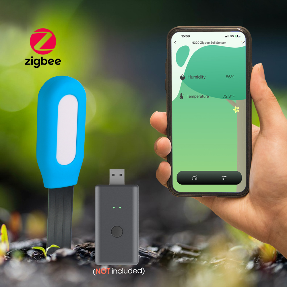 Sensor de suelo Tuya Zigbee, D - Smart Garden Monitor reseña y precio