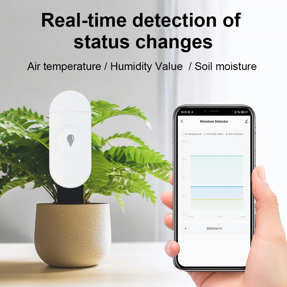Tuya Zigbee-Detector de temper - Smart Garden Monitor reseña y precio