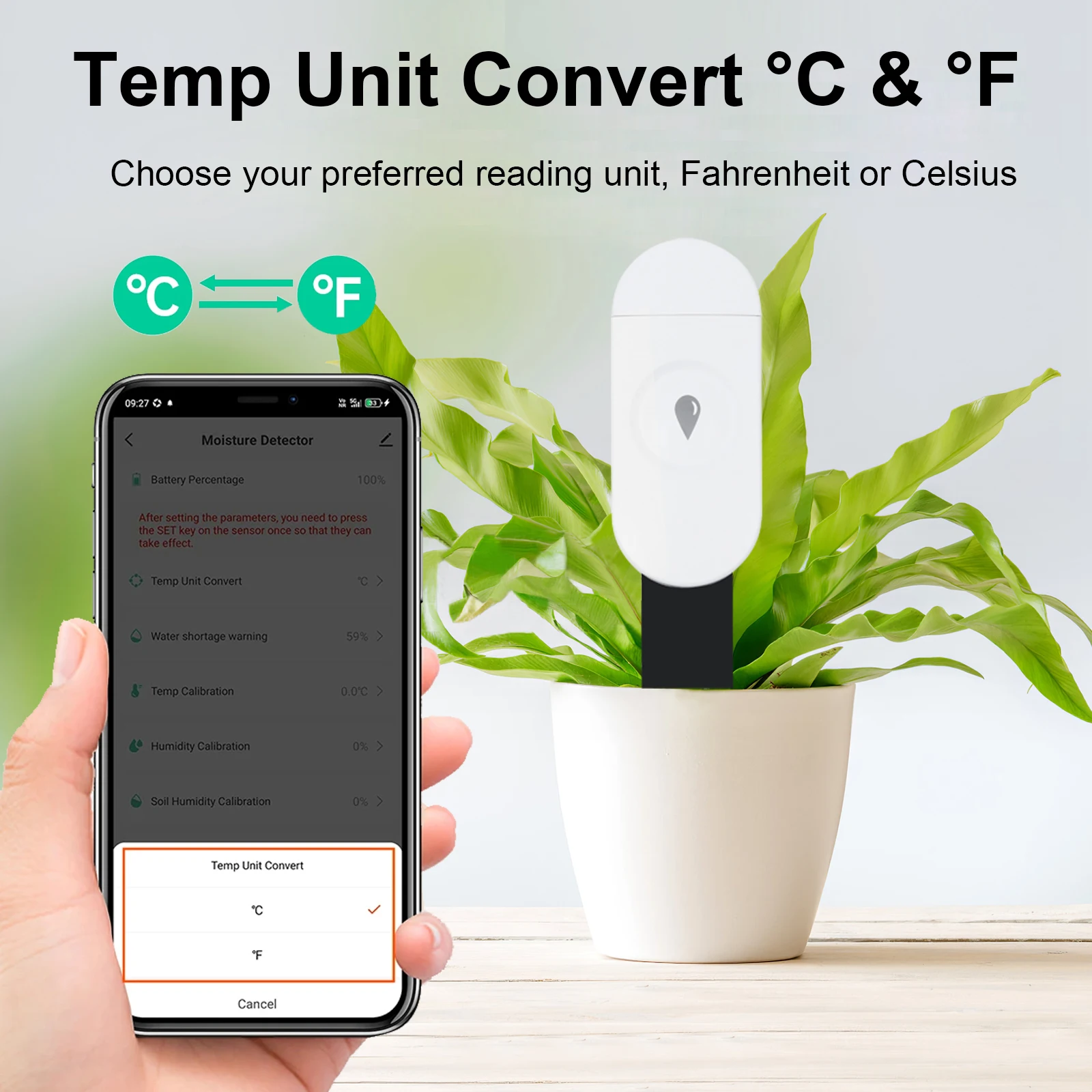 Tuya Zigbee-Detector de temper - Smart Garden Monitor reseña y precio