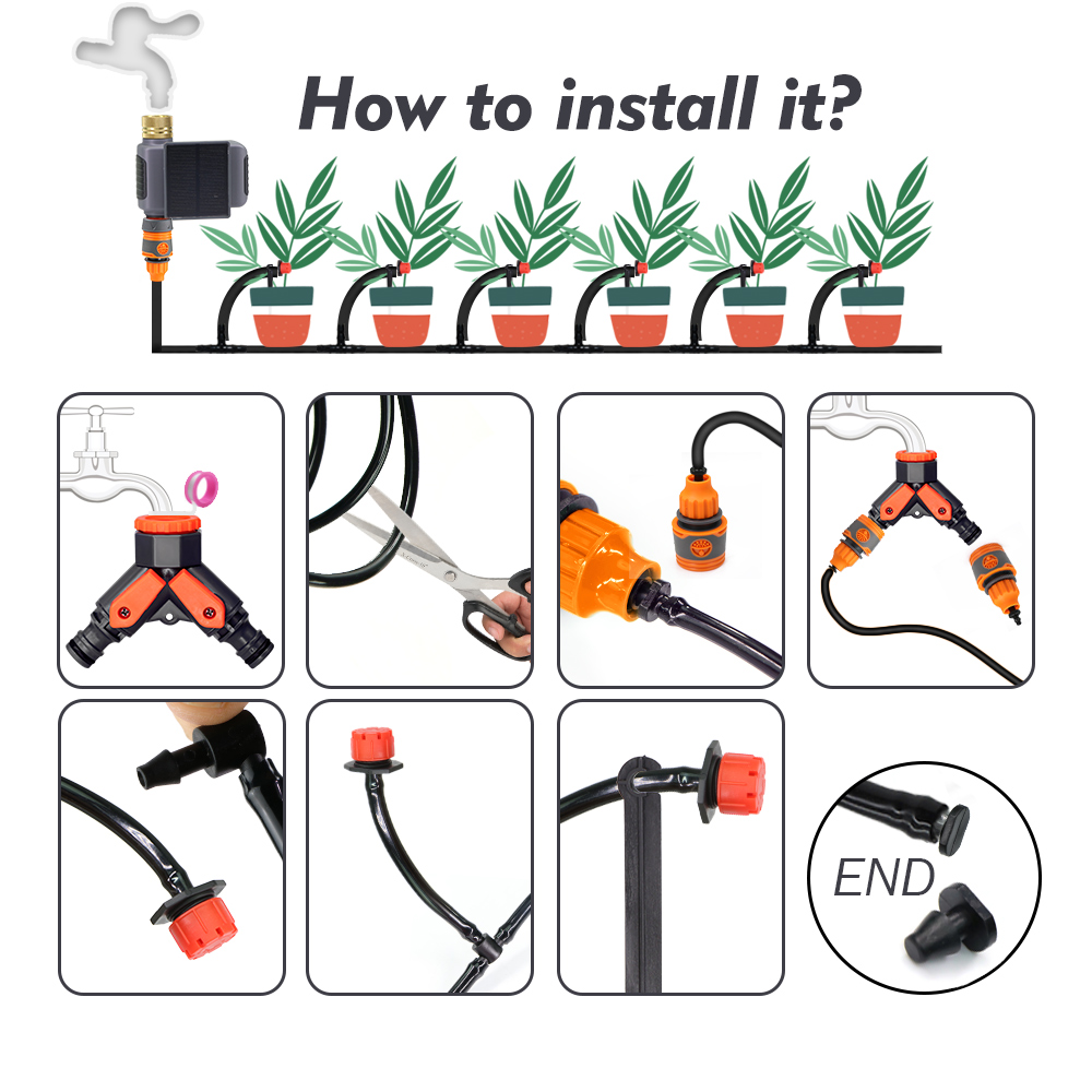 Kit de Riego por Goteo Intelig - Wifi Irrigation Timer reseña y precio
