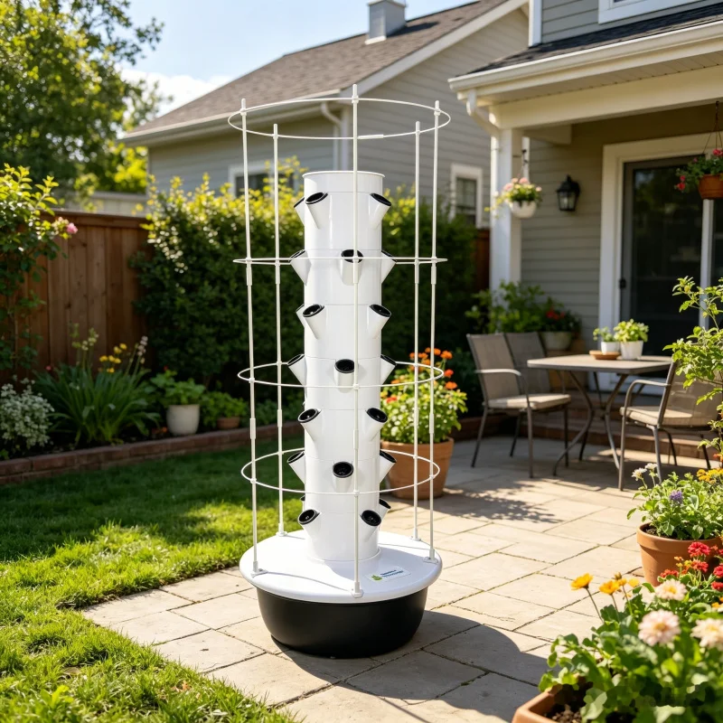 Torre Hidropónica Vertical de  - Smart Garden Tower reseña y precio