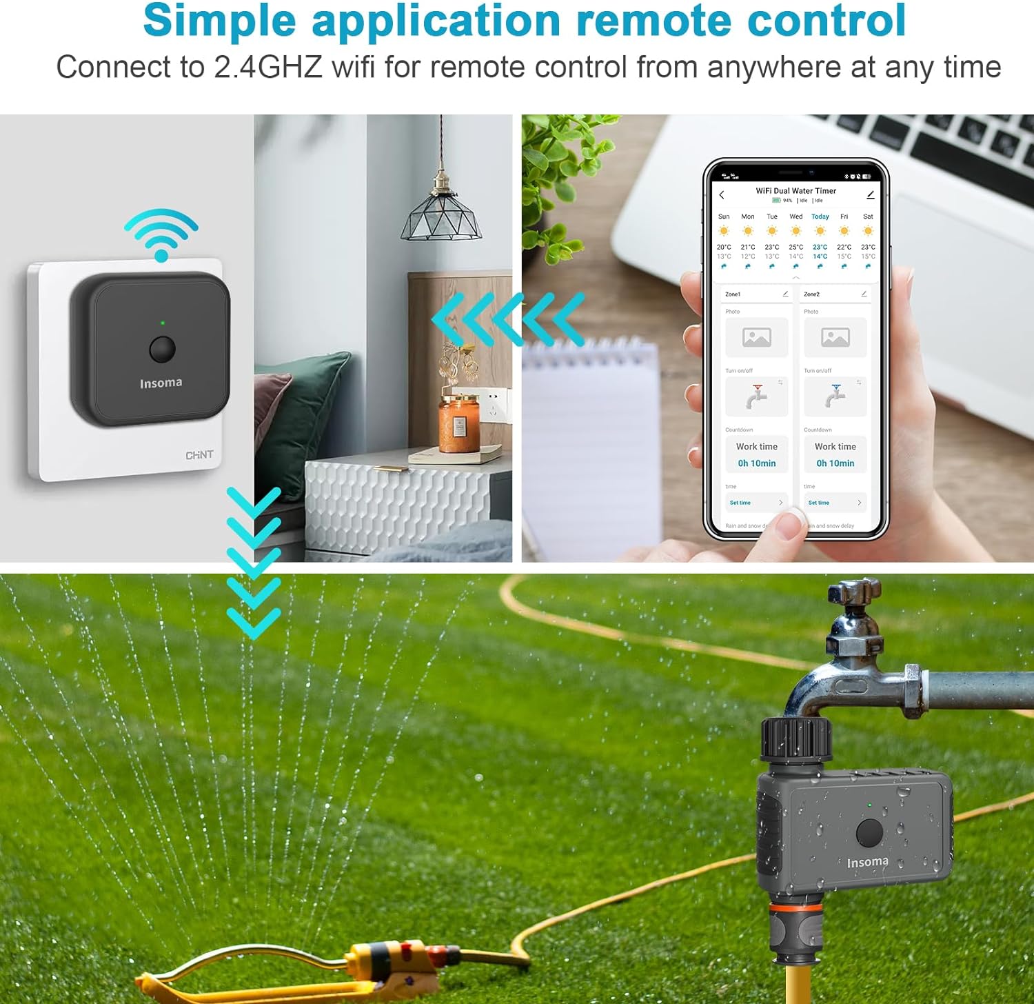Insoma Wifi temporizador autom - Smart Garden Keeper reseña y precio