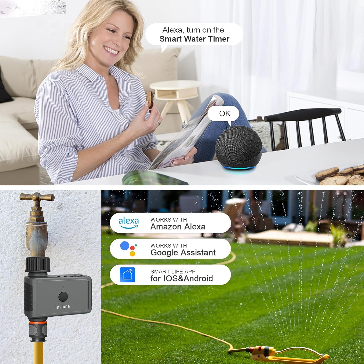 Insoma Wifi temporizador autom - Smart Garden Keeper reseña y precio