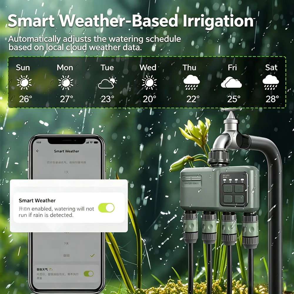 Temporizador de Riego Intelige - Wifi Irrigation Timer reseña y precio