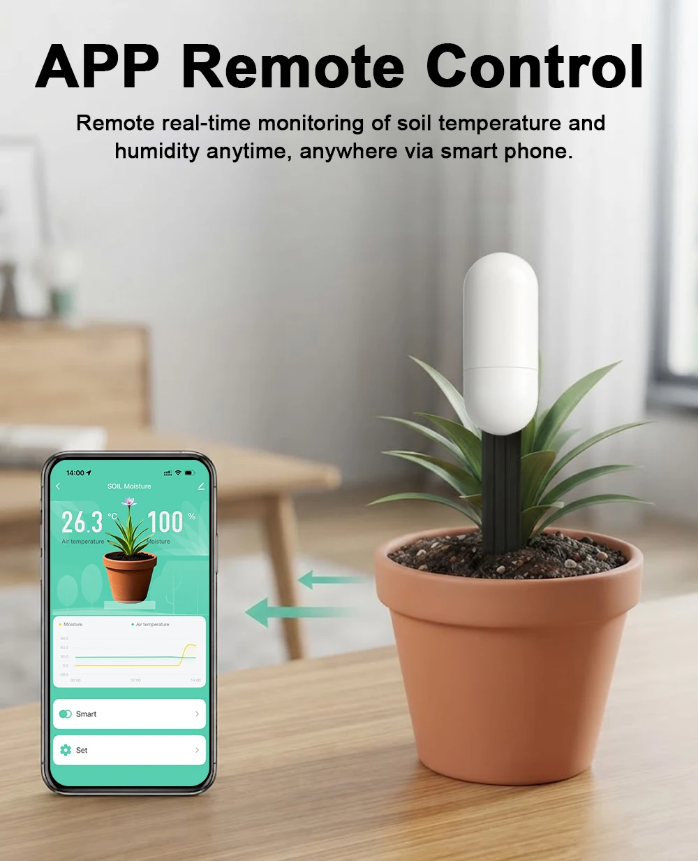 Detector de Humedad y Temperat - Smart Garden Monitor reseña y precio