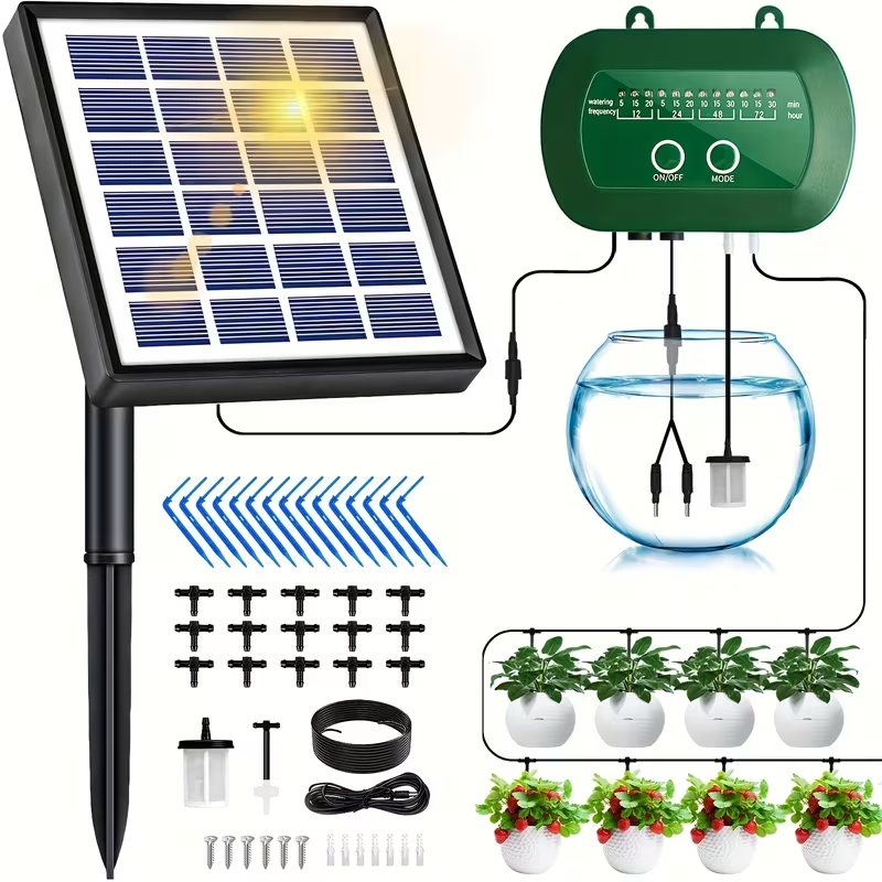 Kit de Riego Automático Solar  - Smart Garden Tower reseña y precio