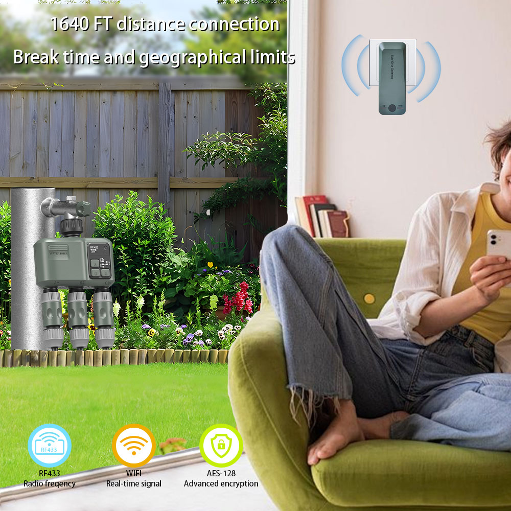 Temporizador de agua Tuya Wifi - Wifi Irrigation Timer reseña y precio
