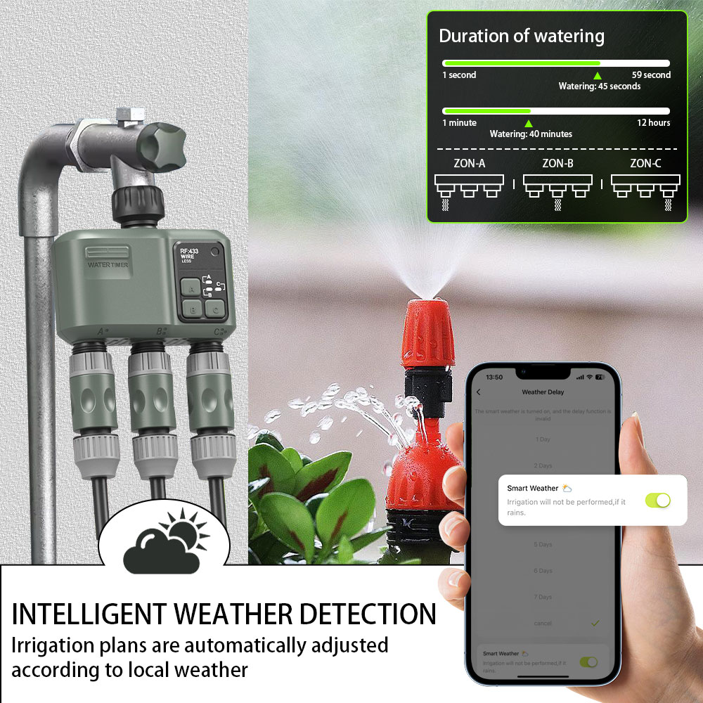 Temporizador de agua Tuya Wifi - Wifi Irrigation Timer reseña y precio